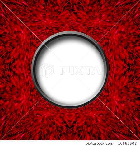 red abstract texture with round centre - Stock Illustration [10669508 ...