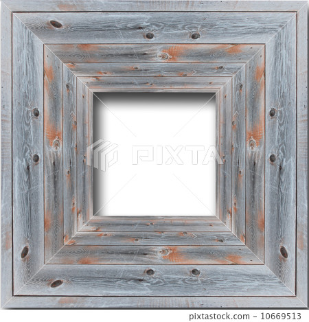 wooden frame isolated on the white background - Stock Illustration ...
