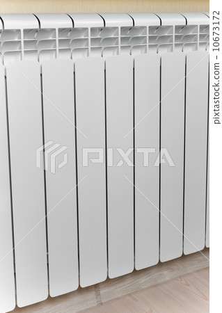 Heating white radiator radiator. Heating white radiator radiator. 10673172