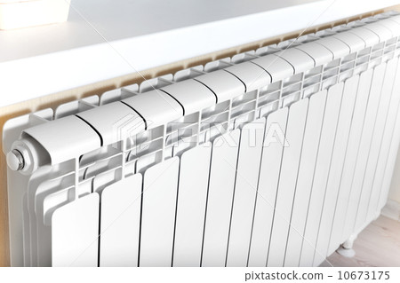 Heating white radiator radiator. Heating white radiator radiator. 10673175