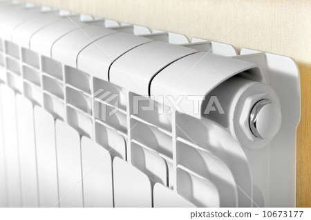Heating white radiator radiator. Heating white radiator radiator. 10673177