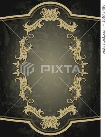 Vintage ornament frame Vintage ornament frame 10673486