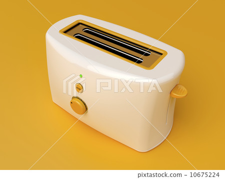 White electric toaster White electric toaster 10675224