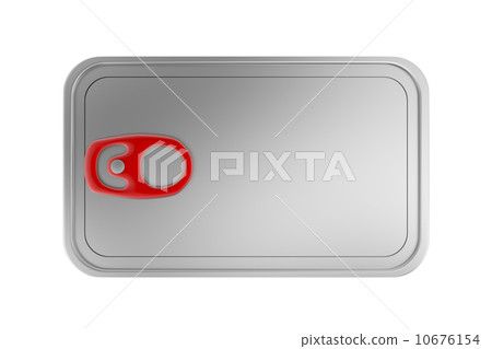 Top view of sardine can 10676154