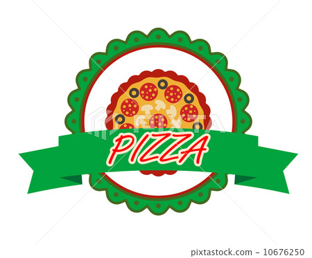 Pizza label or banner 10676250