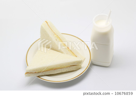 sandwich and milk sandwich and milk 10676859