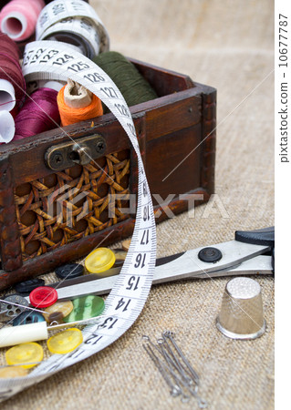 still life various sewing accessories still life various sewing accessories 10677787