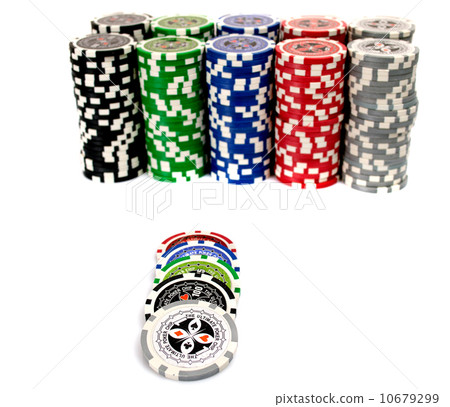ultimate poker chips on white background ultimate poker chips on white background 10679299
