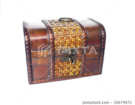 Old Wooden Open Chest Old Wooden Open Chest 10679972