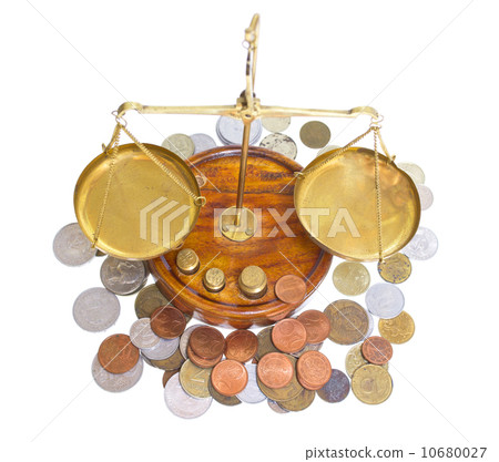 scales and coins scales and coins 10680027