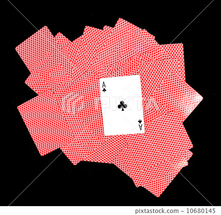 Cards and ultimate poker chips on black Cards and ultimate poker chips on black 10680145