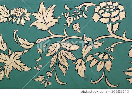 thai temple ceiling 10681943