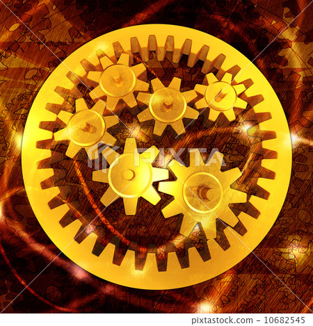 Golden gear / gear 10682545