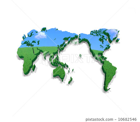 World map showing hills of grassland World map showing hills of grassland 10682546