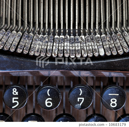 Detail of an old typewriter Detail of an old typewriter 10683179