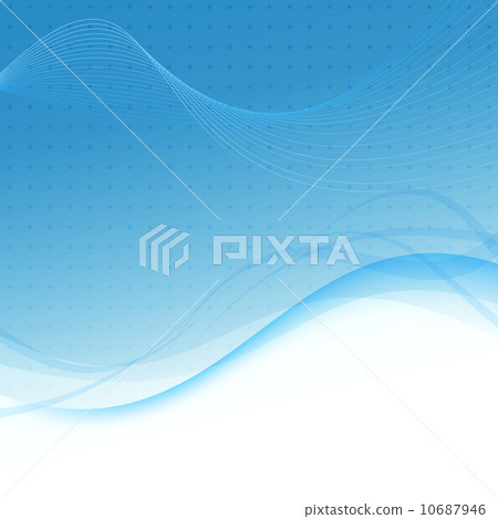 Transparent blue abstract background - waves Transparent blue abstract background - waves 10687946