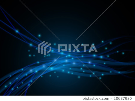 Wired background - blue energy Wired background - blue energy 10687980