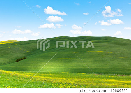 Tuscan Val d'Orcia background 10689591