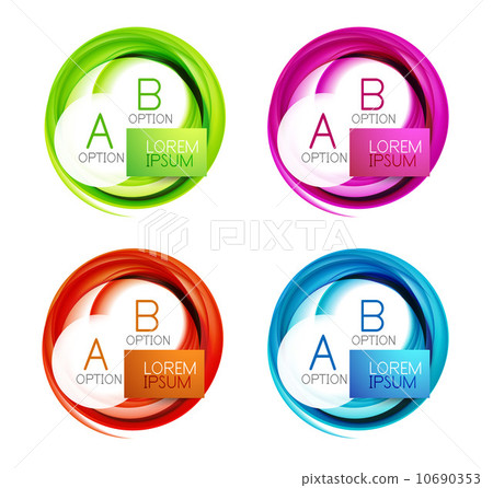 Web design circle boxes for web promotion Web design circle boxes for web promotion 10690353