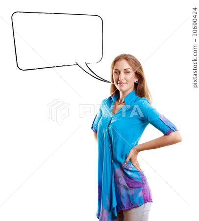 Woman Looking on Camera 10690424