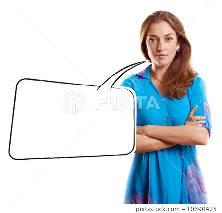 Woman Looking on Camera 10690425