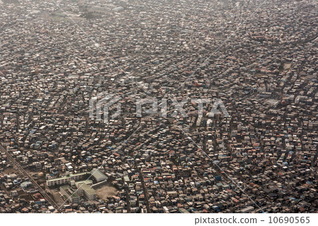 Aerial view of Aomori Prefecture Aomori City Kanazawa 10690565