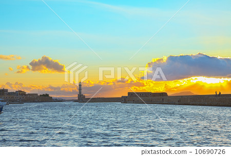 lighthouse of Chania, Crete, Greece 10690726