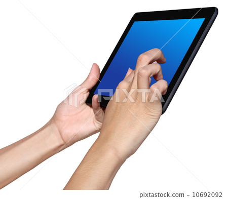 woman using tablet woman using tablet 10692092