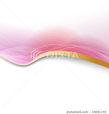 Modern pink background with golden border 10692193