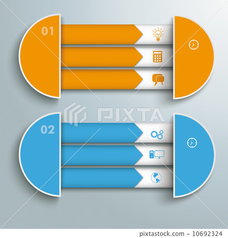 2 Triple Banners Half Circles PiAd 2 Triple Banners Half Circles PiAd 10692324
