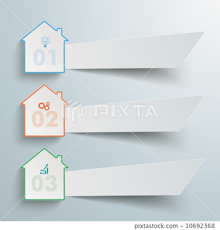 3 Cutting Banners Houses PiAd 3 Cutting Banners Houses PiAd 10692368