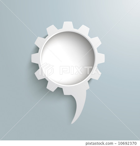 Speech Bubble Gear PiAd Speech Bubble Gear PiAd 10692370
