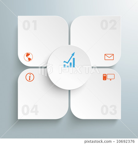 Round White Quadrates Template 4 Options Centre PiAd Round White Quadrates Template 4 Options Centre PiAd 10692376