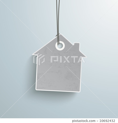 White Price Sticker House PiAd 10692432