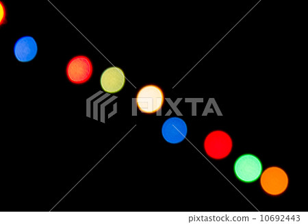 Bokeh on black background 10692443