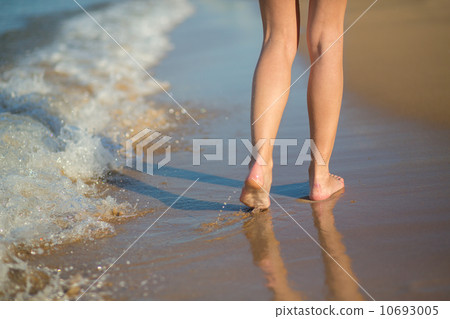 Walking on the beach Walking on the beach 10693005