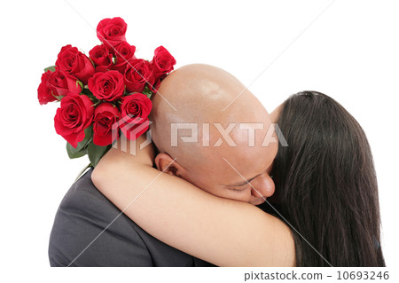 couple embracing isolated couple embracing isolated 10693246
