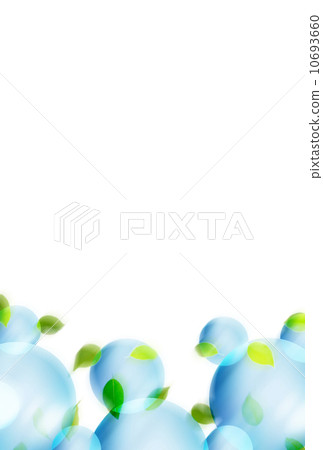 Foam and leaves 10693660