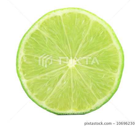 Fresh slice of lime. 10696230