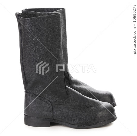 Close up of kersey high pair boots. 10696275