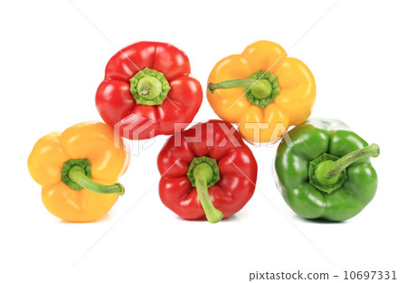 Colorful sweet pepper pyramid. 10697331