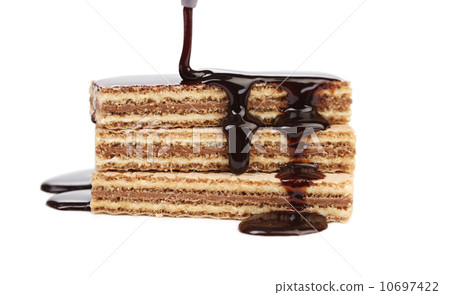 Coated stake wafers of chocolate. 10697422