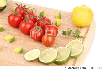 Assorted vegetables and fruits. 10697475