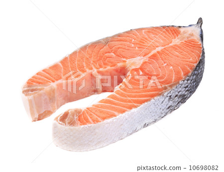 Fresh salmon steak. Fresh salmon steak. 10698082