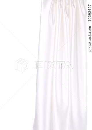 White silk drapery. 10698467