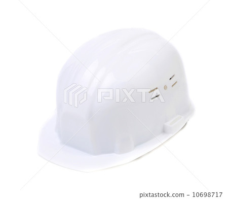 White safety helmet. 10698717