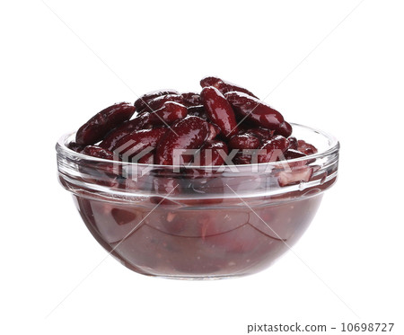 Red bean in glass dish. Red bean in glass dish. 10698727