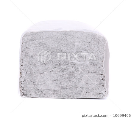 Stack of folded disposable papers. Stack of folded disposable papers. 10699406