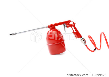 Spray gun with plastic spring. Spray gun with plastic spring. 10699428