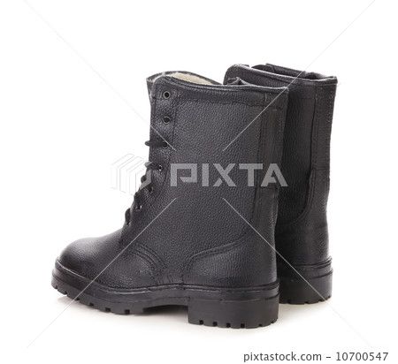 Pair of working boots. Pair of working boots. 10700547